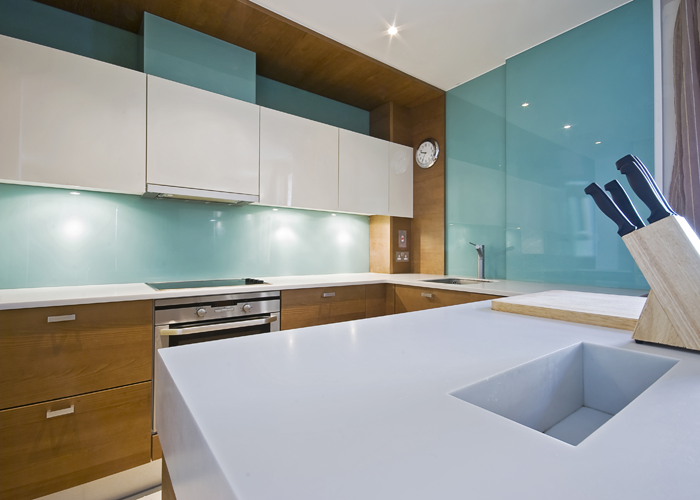 glass splashwall kitchen
