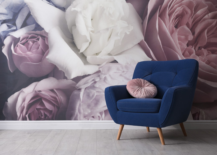 flower wallpaper -room