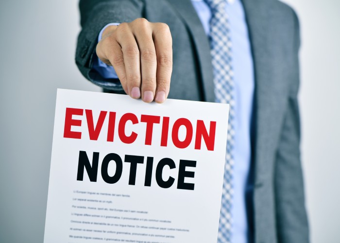 serve an eviction notice