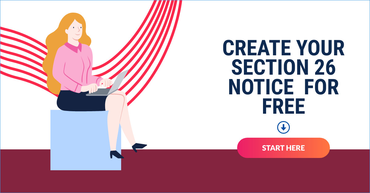 free section 26 notice template